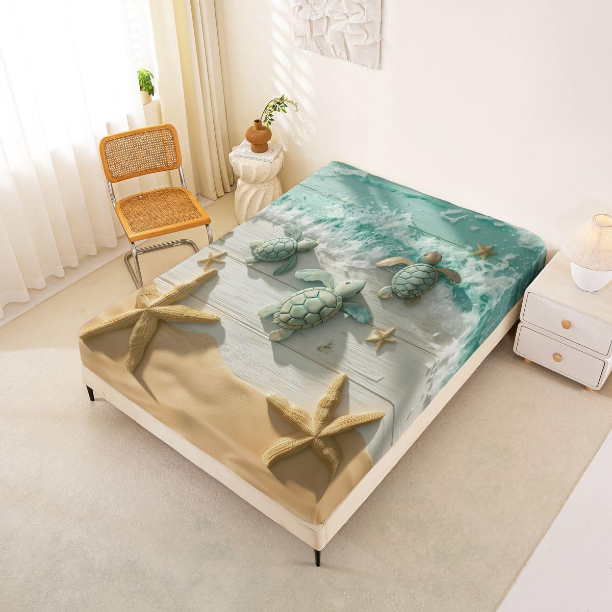 Sandy Shore Turtle Sheet Set