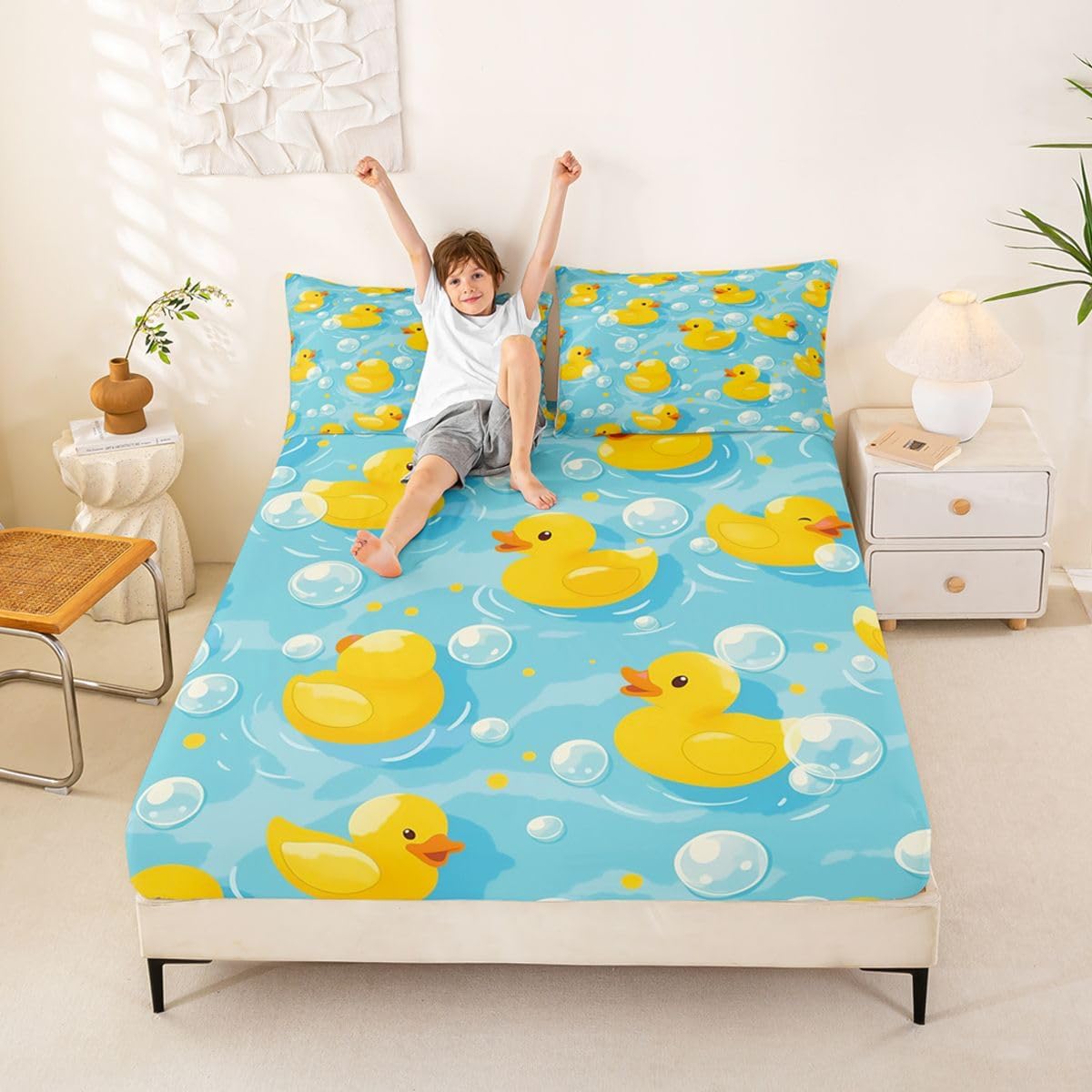 Pool Party Duckie Sheet Set