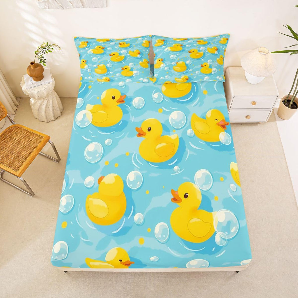 Pool Party Duckie Sheet Set