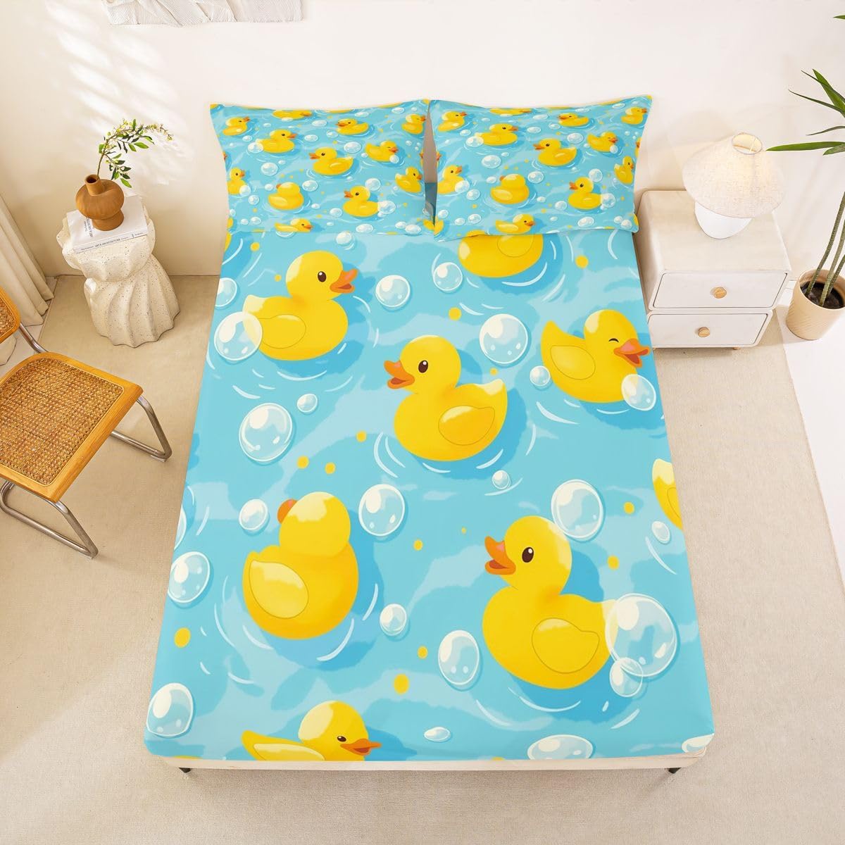 Pool Party Duckie Sheet Set