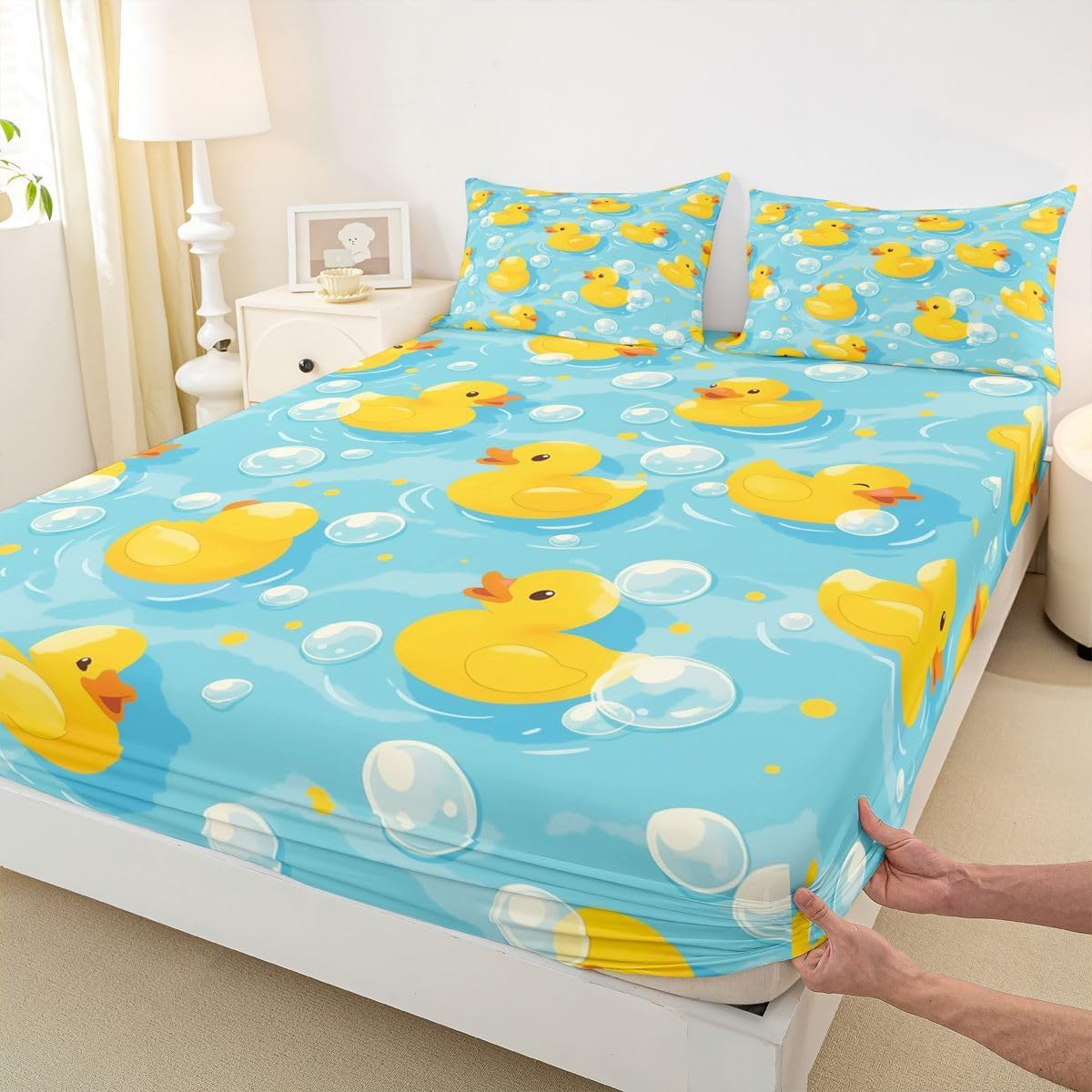 Pool Party Duckie Sheet Set
