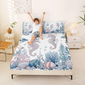 Coral Reef Seahorse Sheet Set