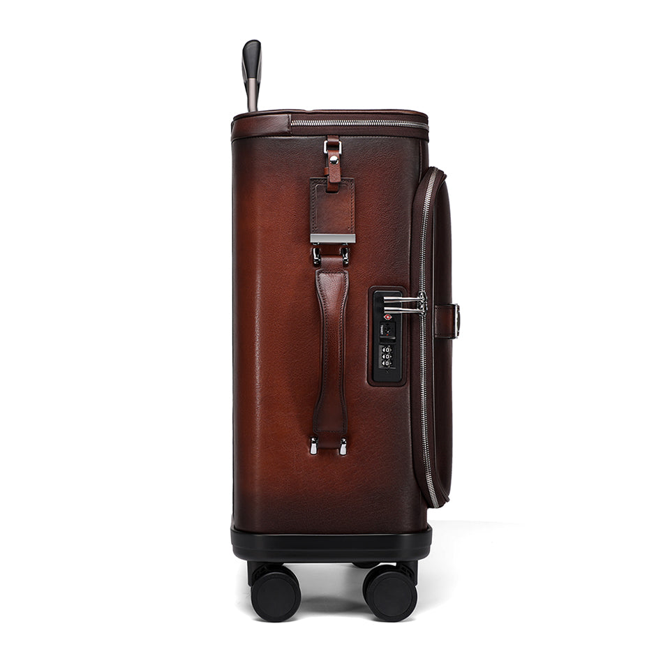 The Leather Carry-On — Cognac