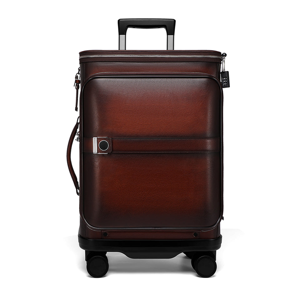 The Leather Carry-On — Cognac