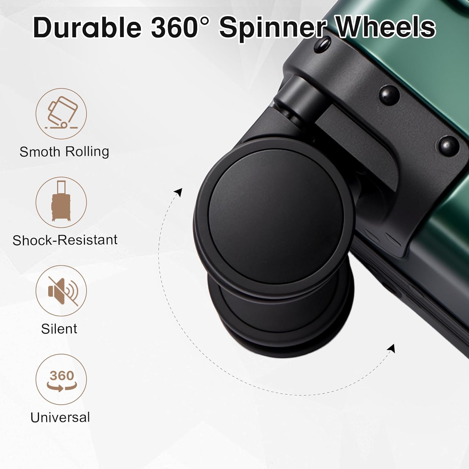 The Emerald Carry-On — Aluminum